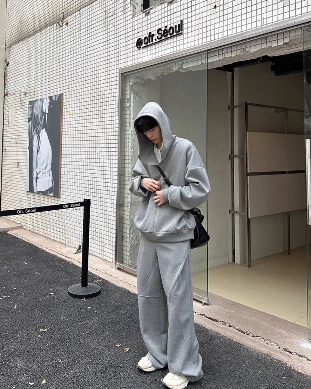 Loose Sweat Zip Hoodie / Loose Sweatpants OYC0043