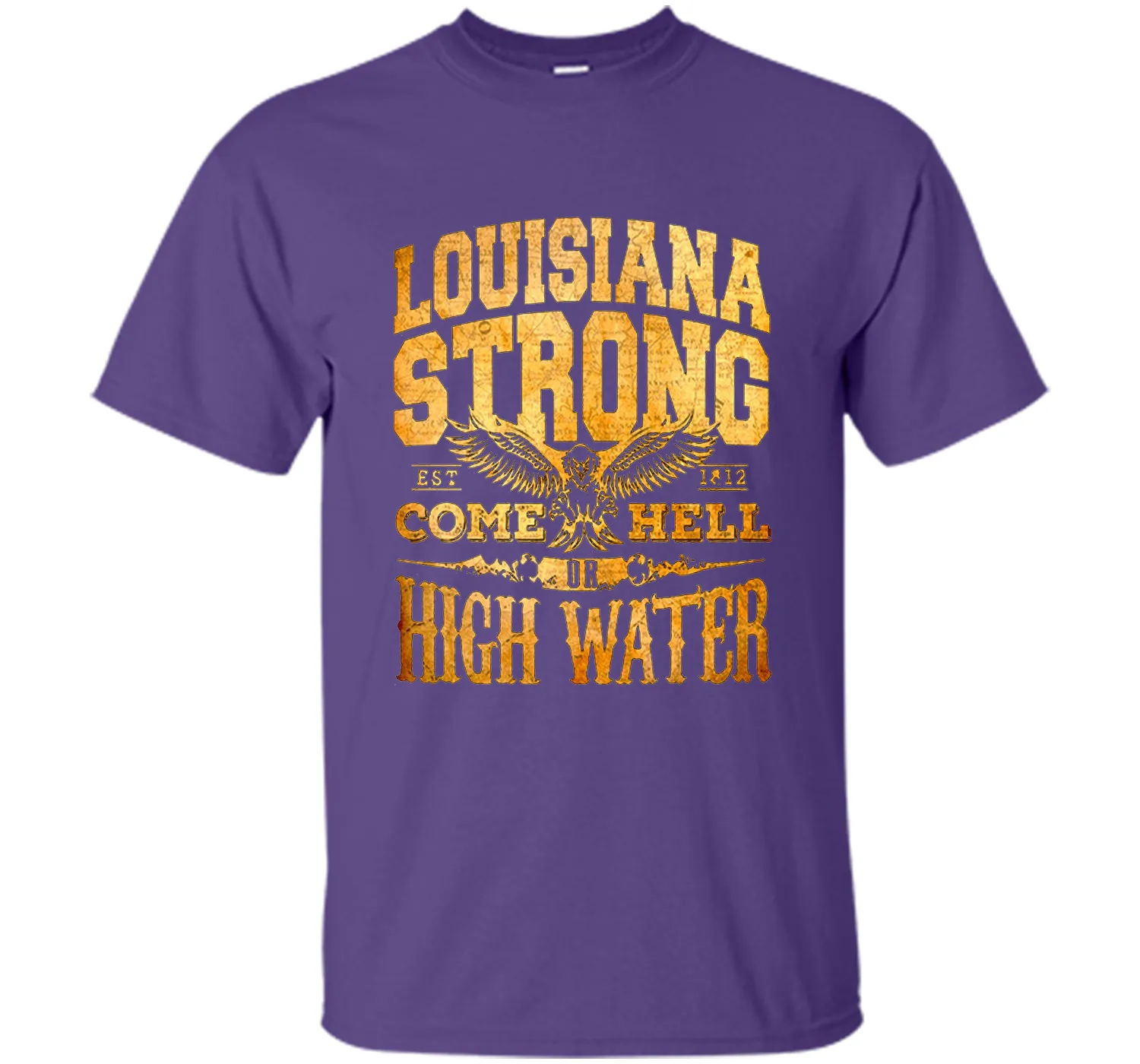louisiana strong high water t-shirt