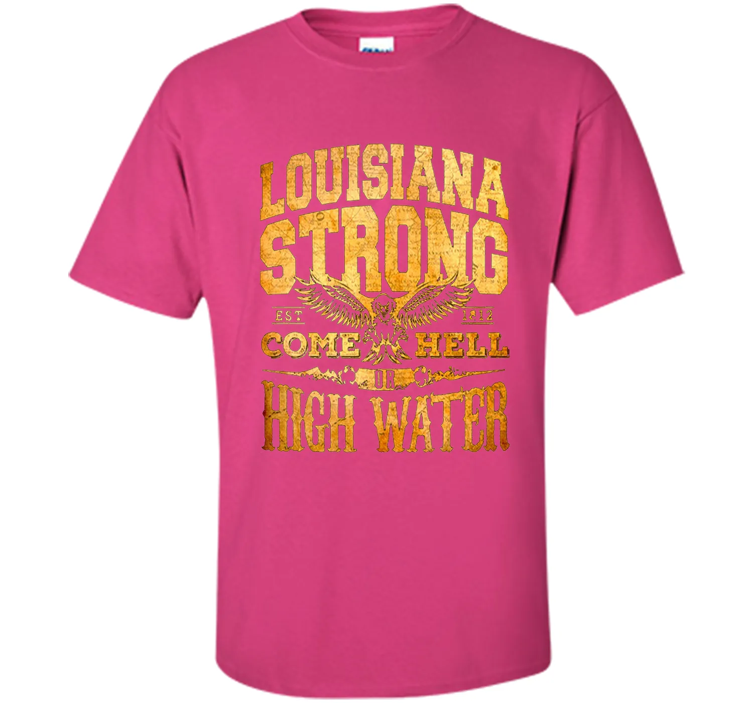 louisiana strong high water t-shirt