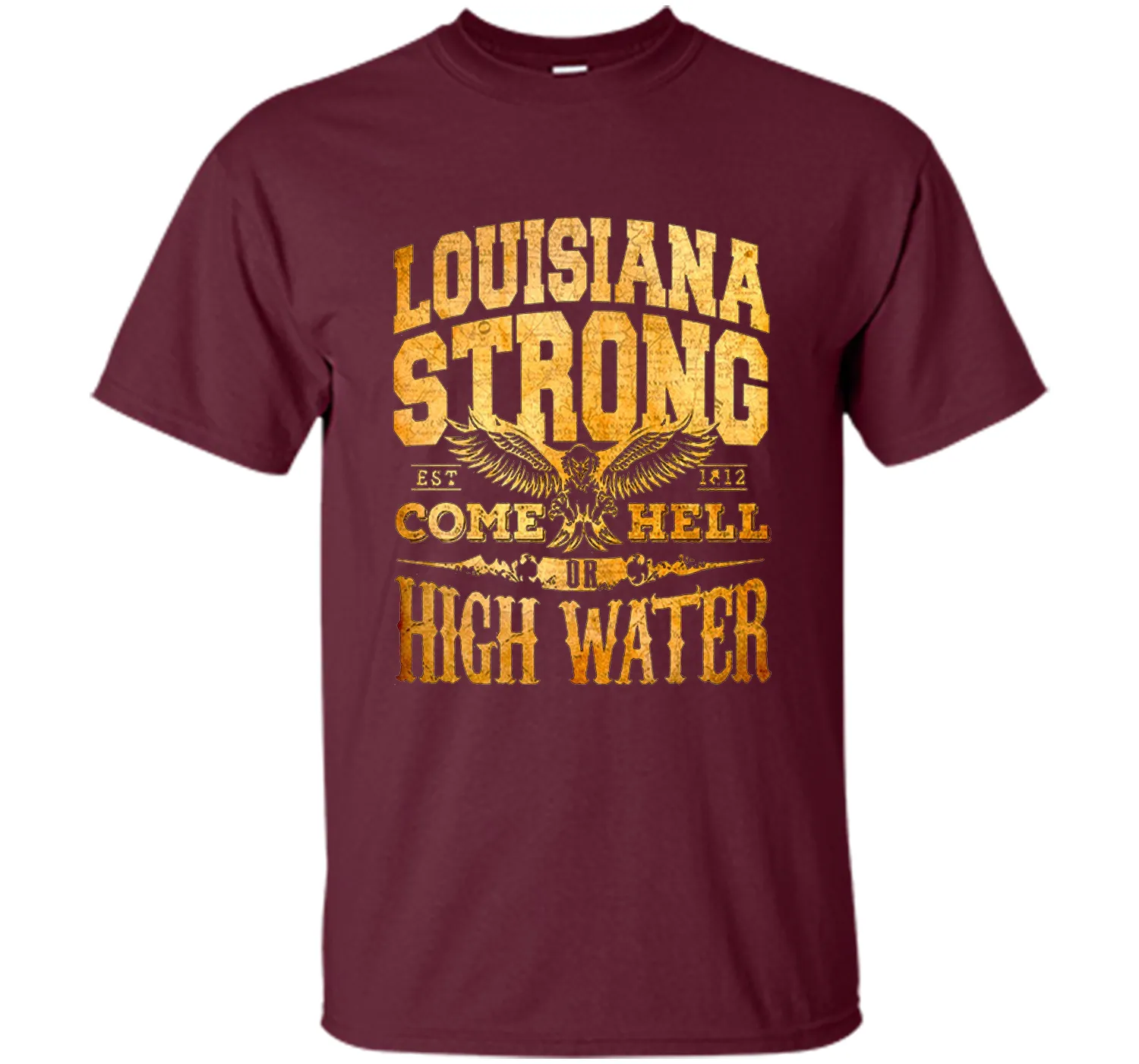 louisiana strong high water t-shirt