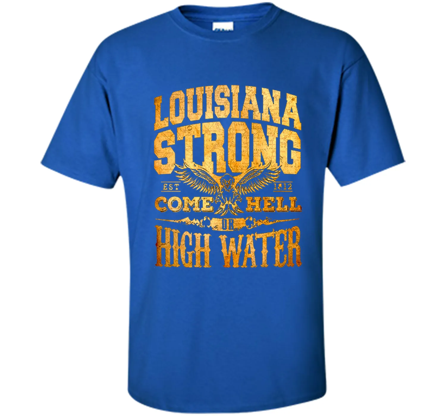 louisiana strong high water t-shirt