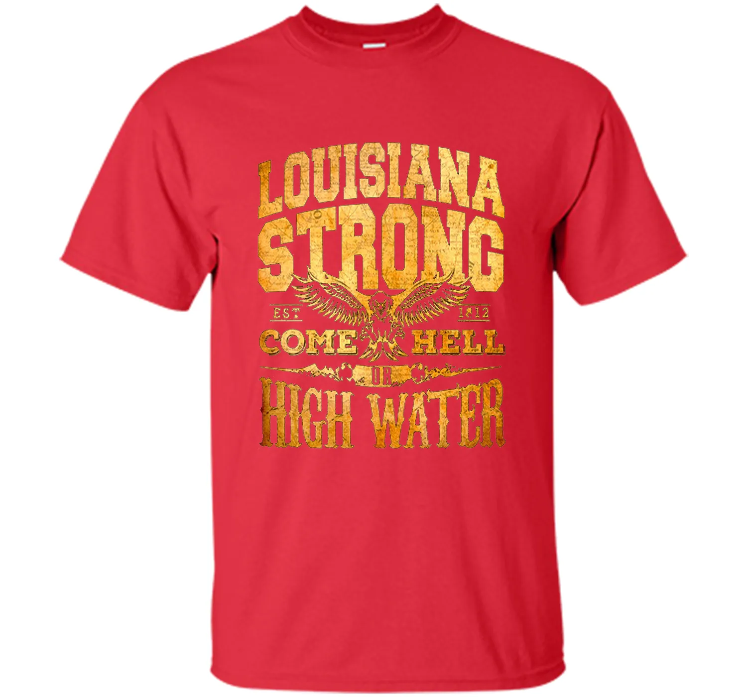 louisiana strong high water t-shirt