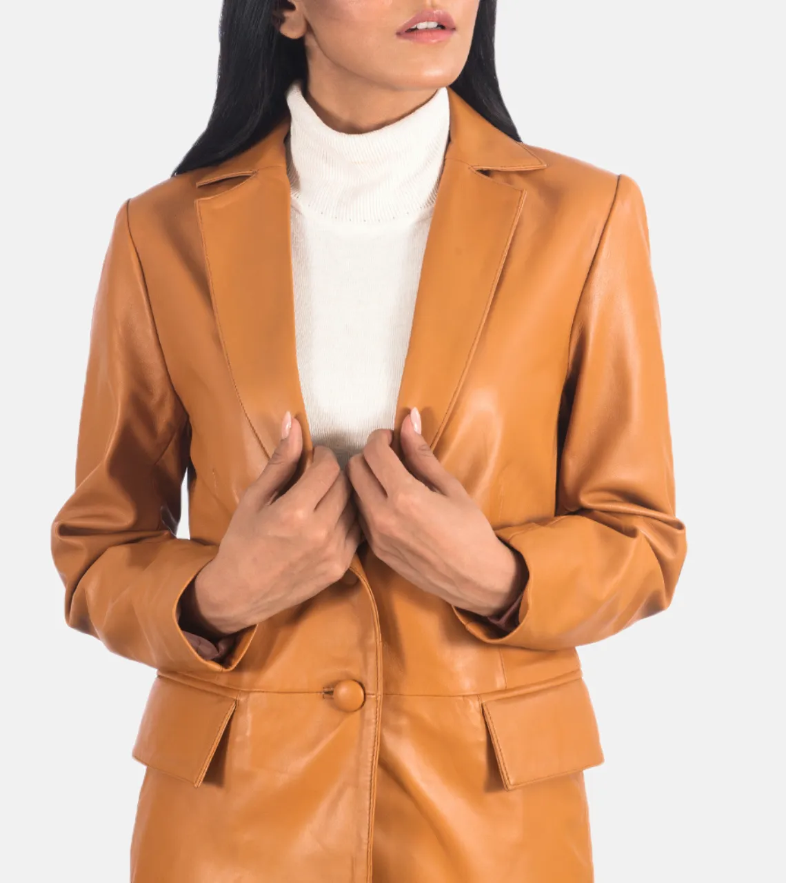 Marilyn Women's Leather Blazer
