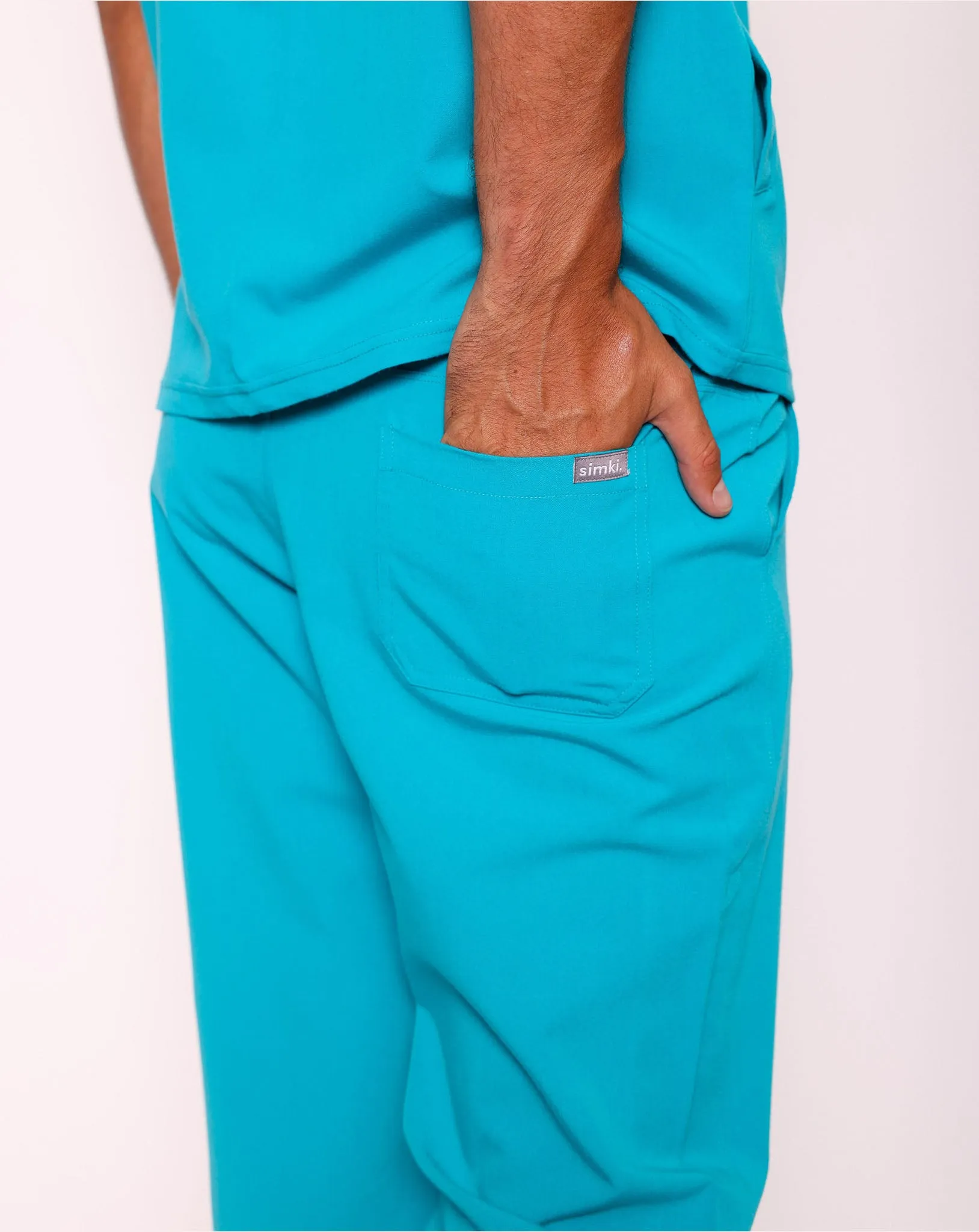 Maxwell Scrub Joggers - Teal