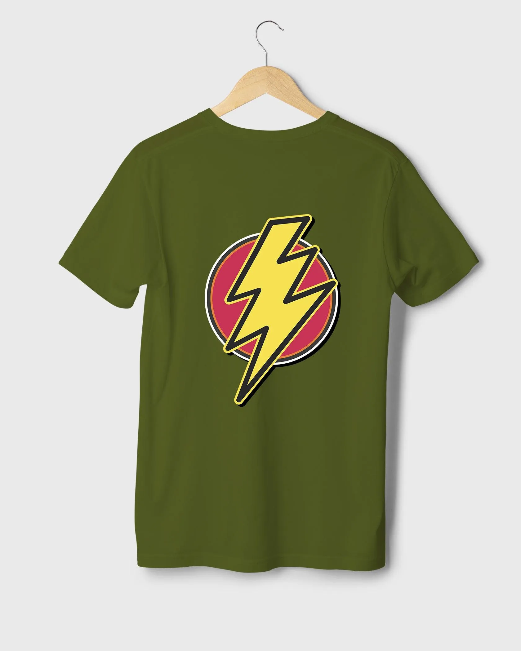Mens Regular Tshirt Movies & Series Shazam Logo