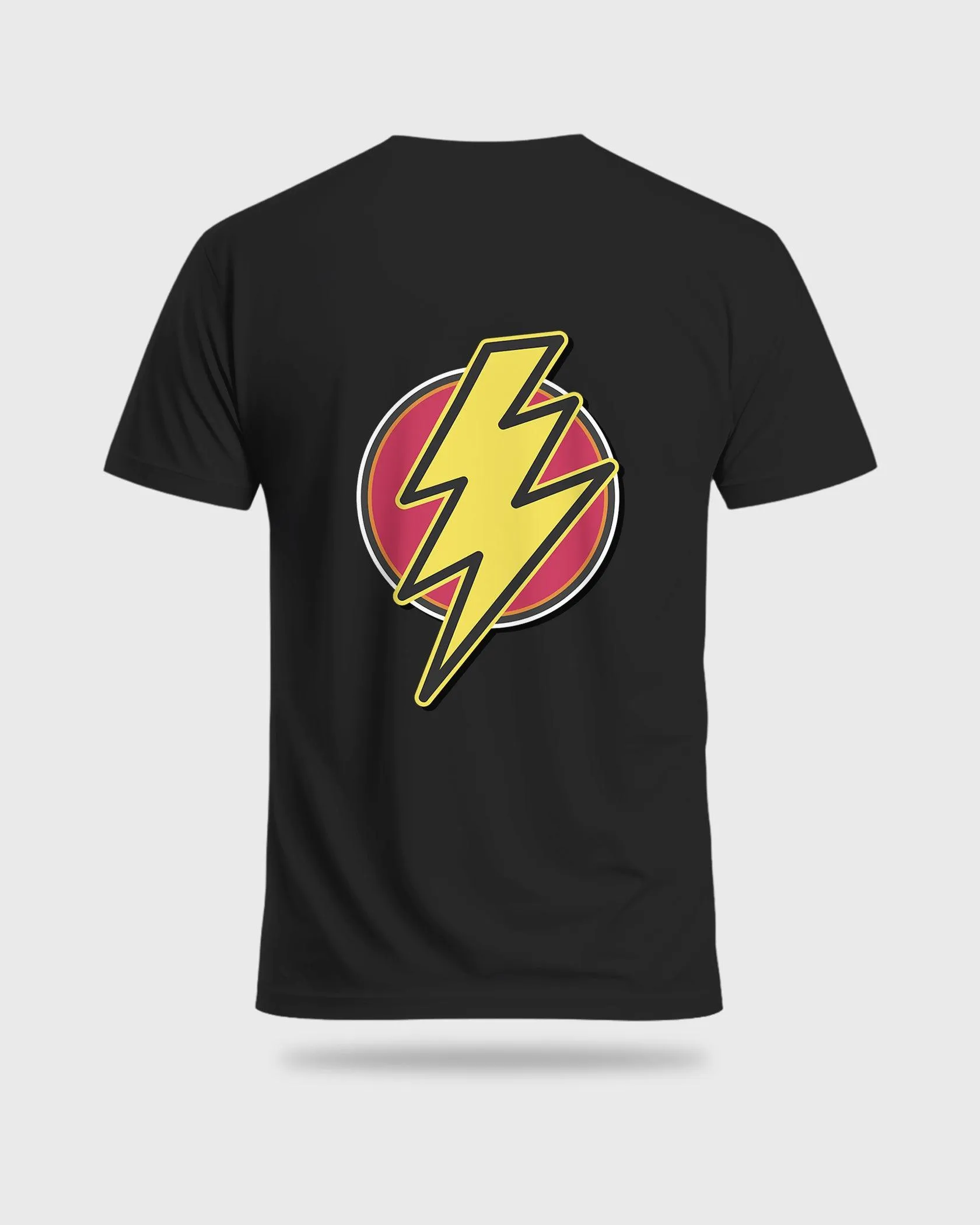 Mens Regular Tshirt Movies & Series Shazam Logo