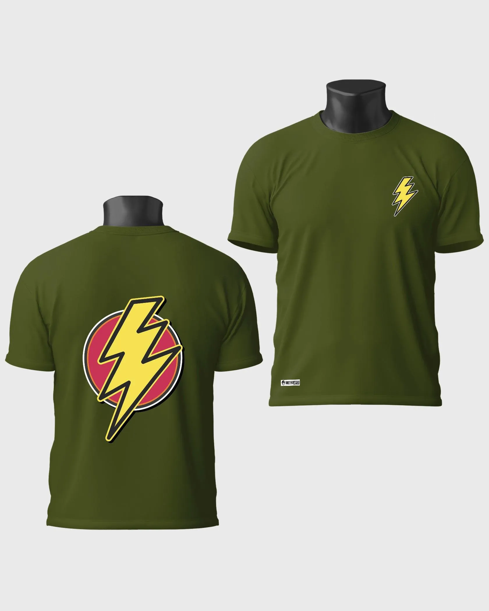 Mens Regular Tshirt Movies & Series Shazam Logo