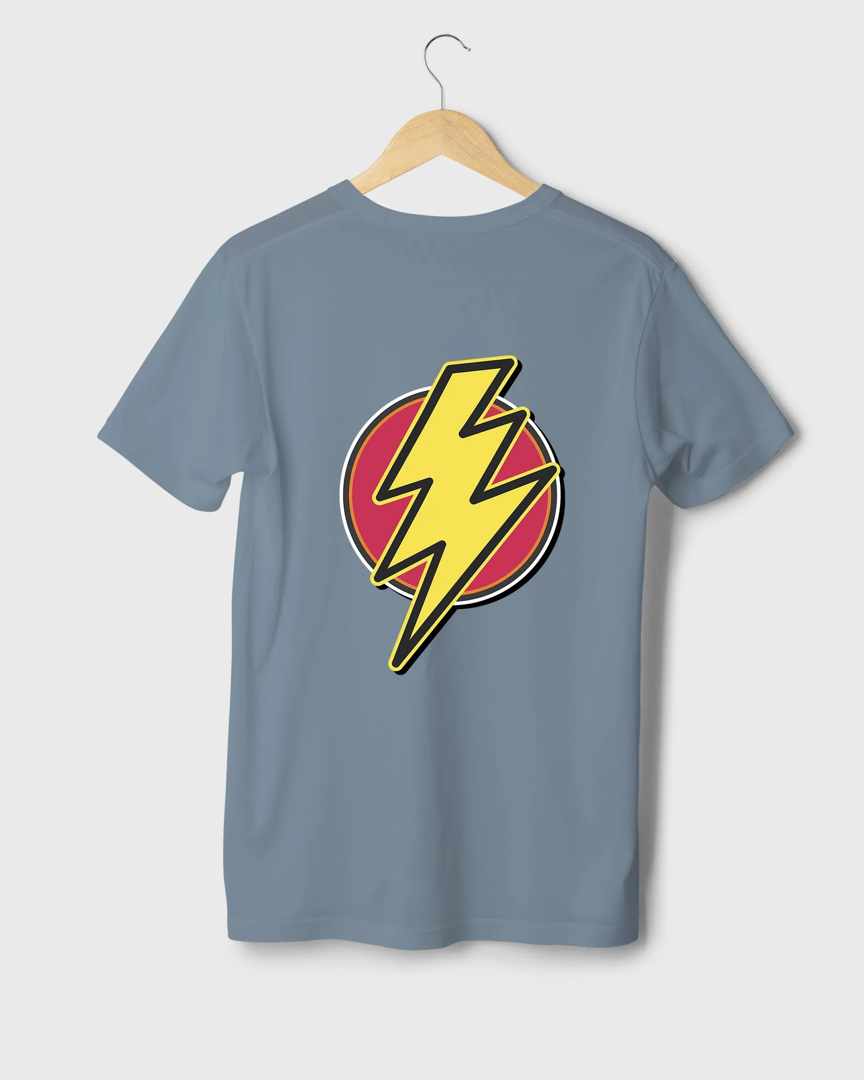 Mens Regular Tshirt Movies & Series Shazam Logo