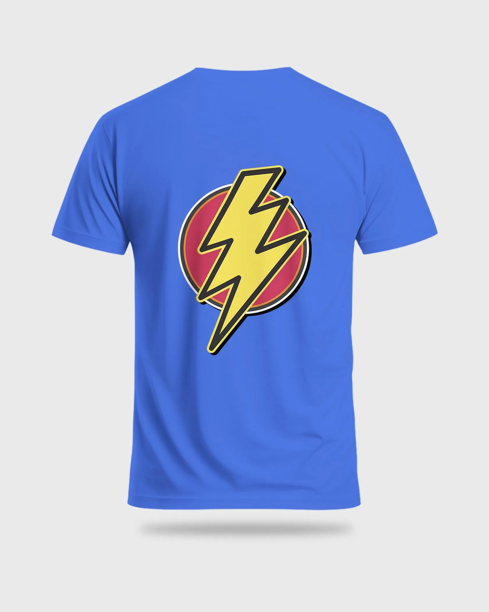 Mens Regular Tshirt Movies & Series Shazam Logo