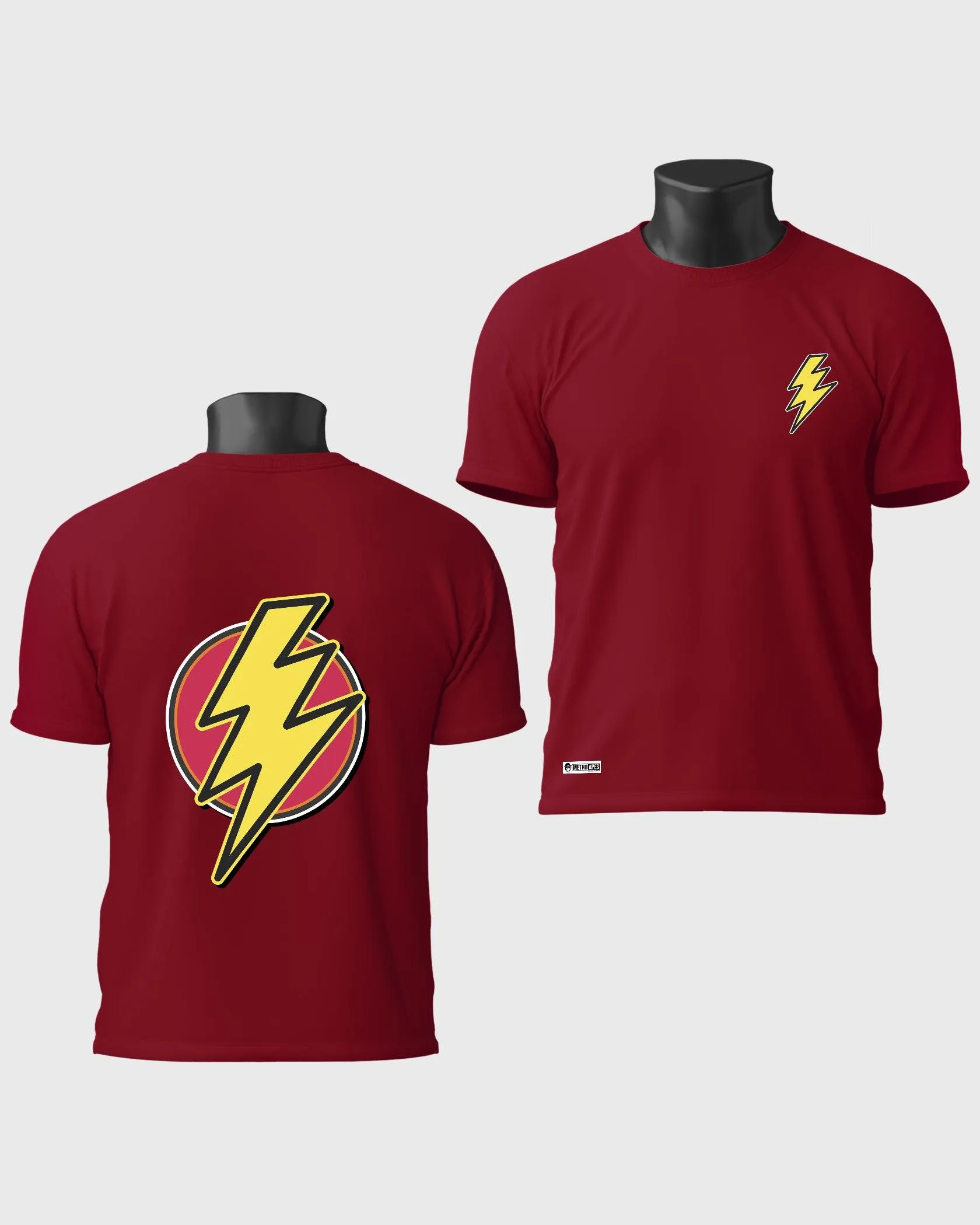 Mens Regular Tshirt Movies & Series Shazam Logo
