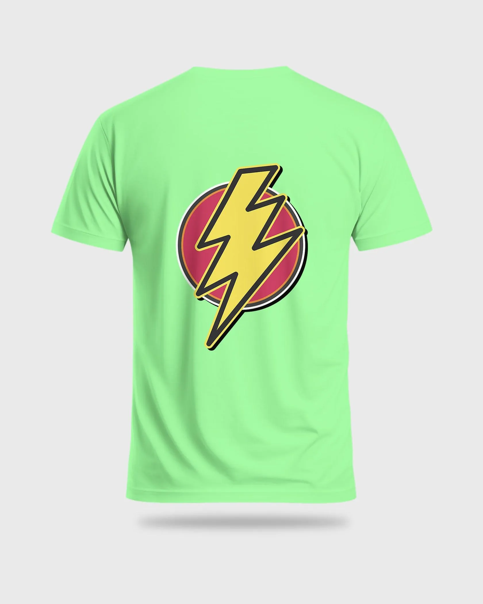 Mens Regular Tshirt Movies & Series Shazam Logo
