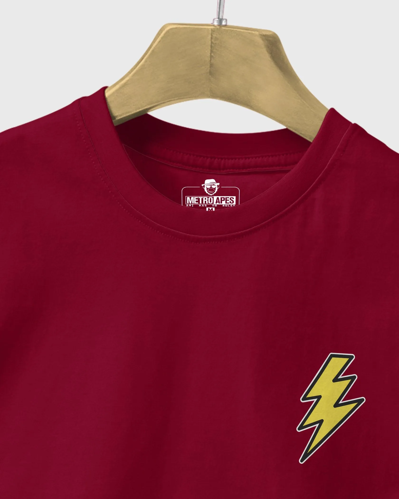 Mens Regular Tshirt Movies & Series Shazam Logo