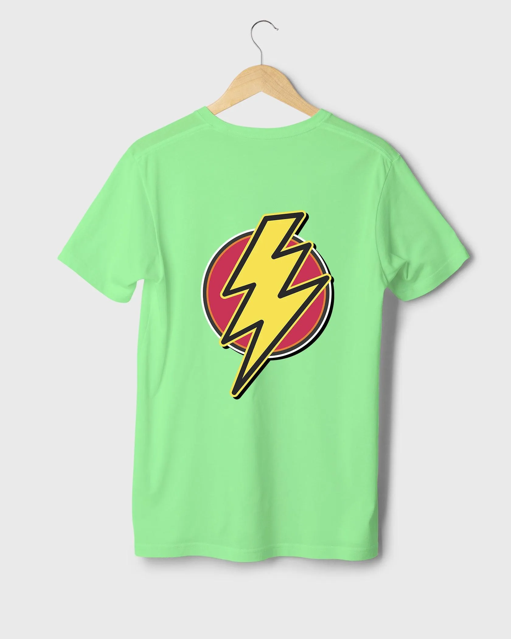 Mens Regular Tshirt Movies & Series Shazam Logo