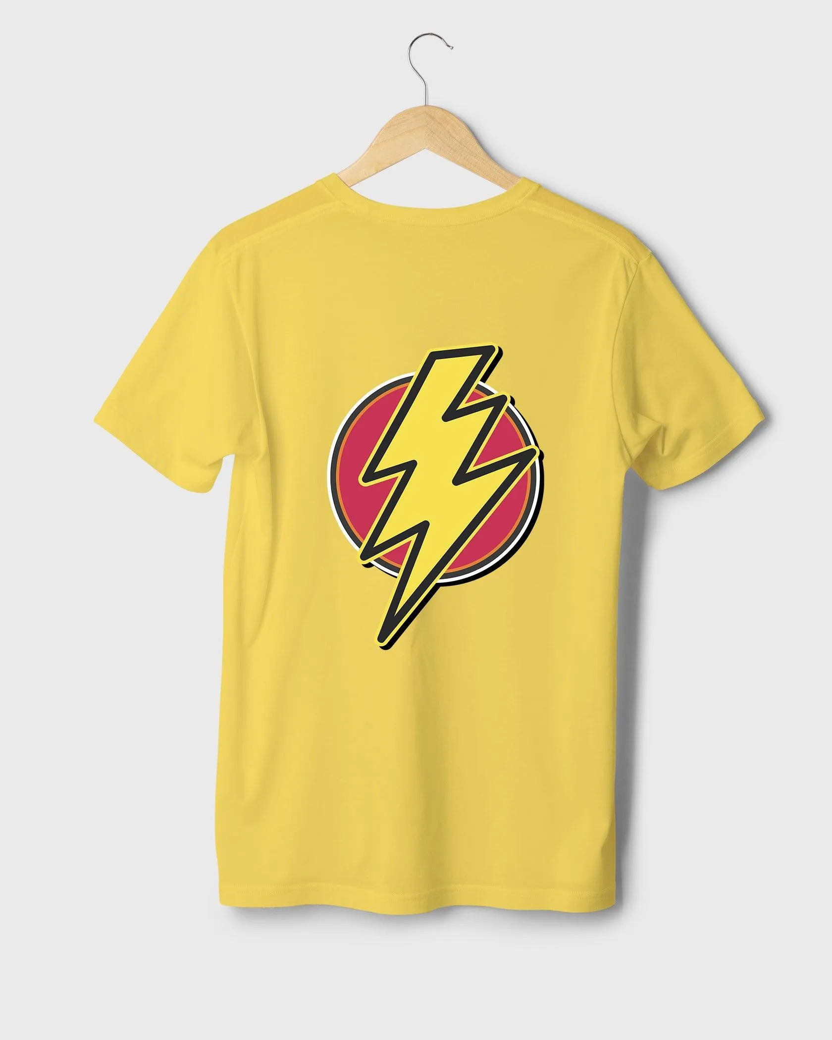 Mens Regular Tshirt Movies & Series Shazam Logo