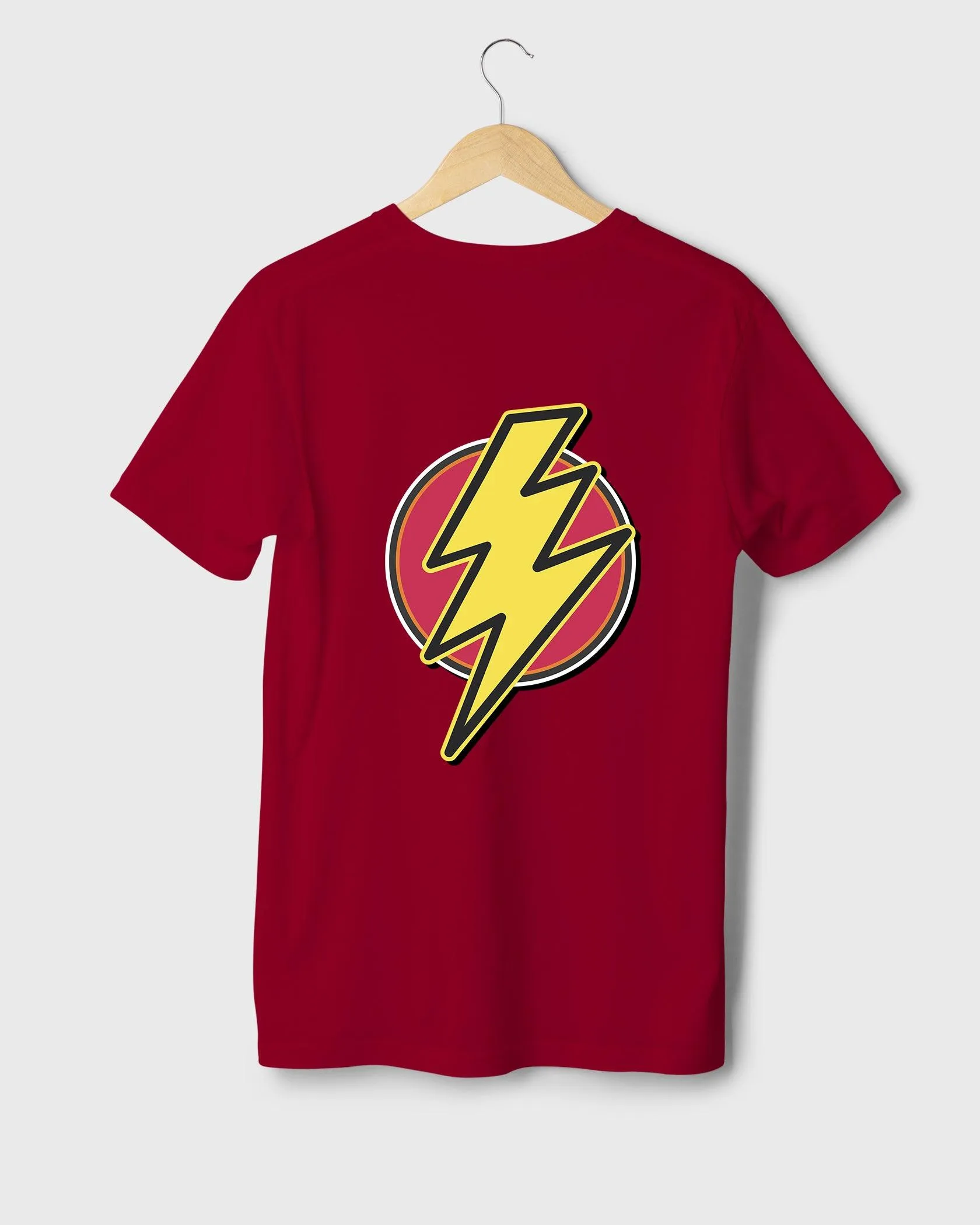 Mens Regular Tshirt Movies & Series Shazam Logo