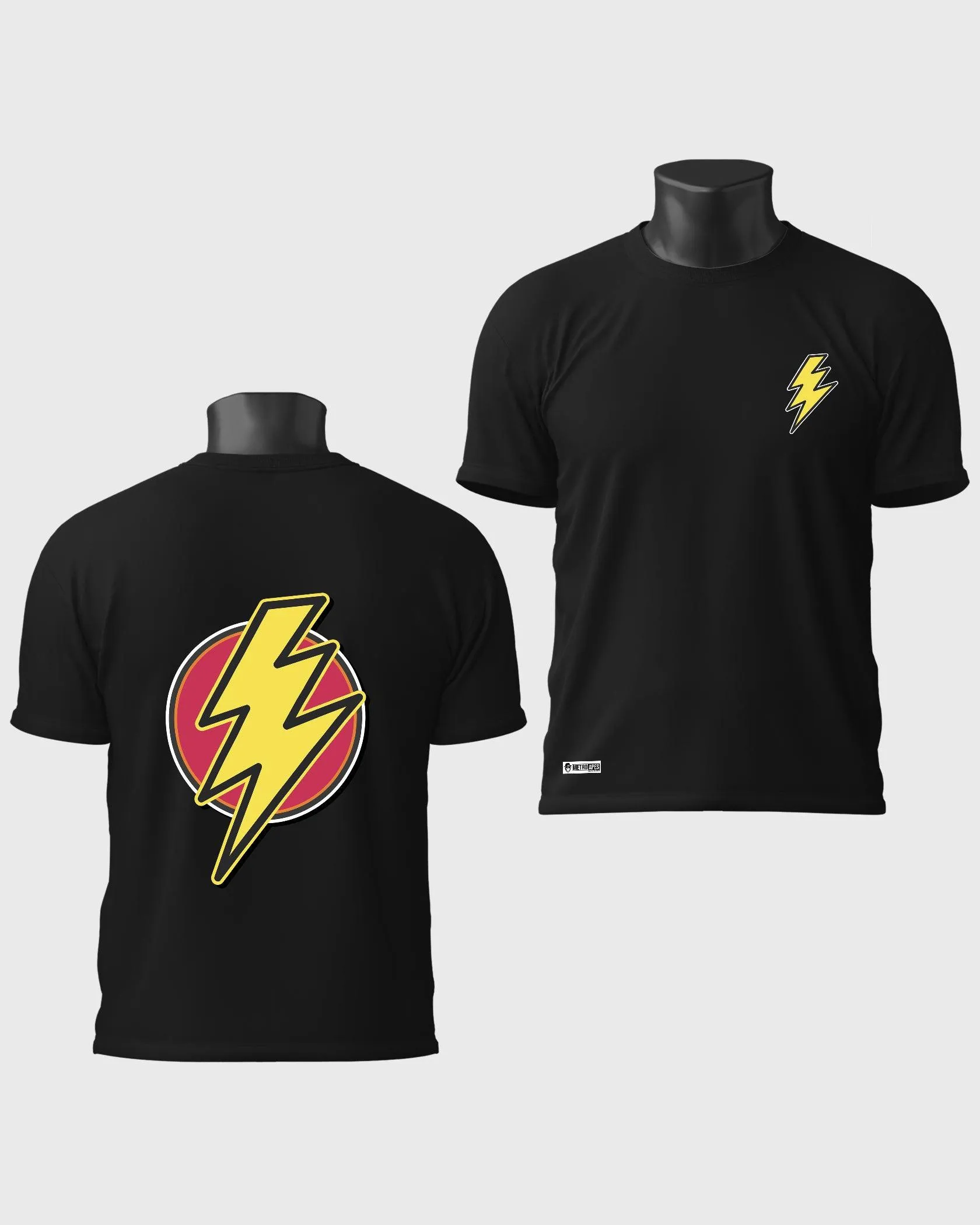 Mens Regular Tshirt Movies & Series Shazam Logo