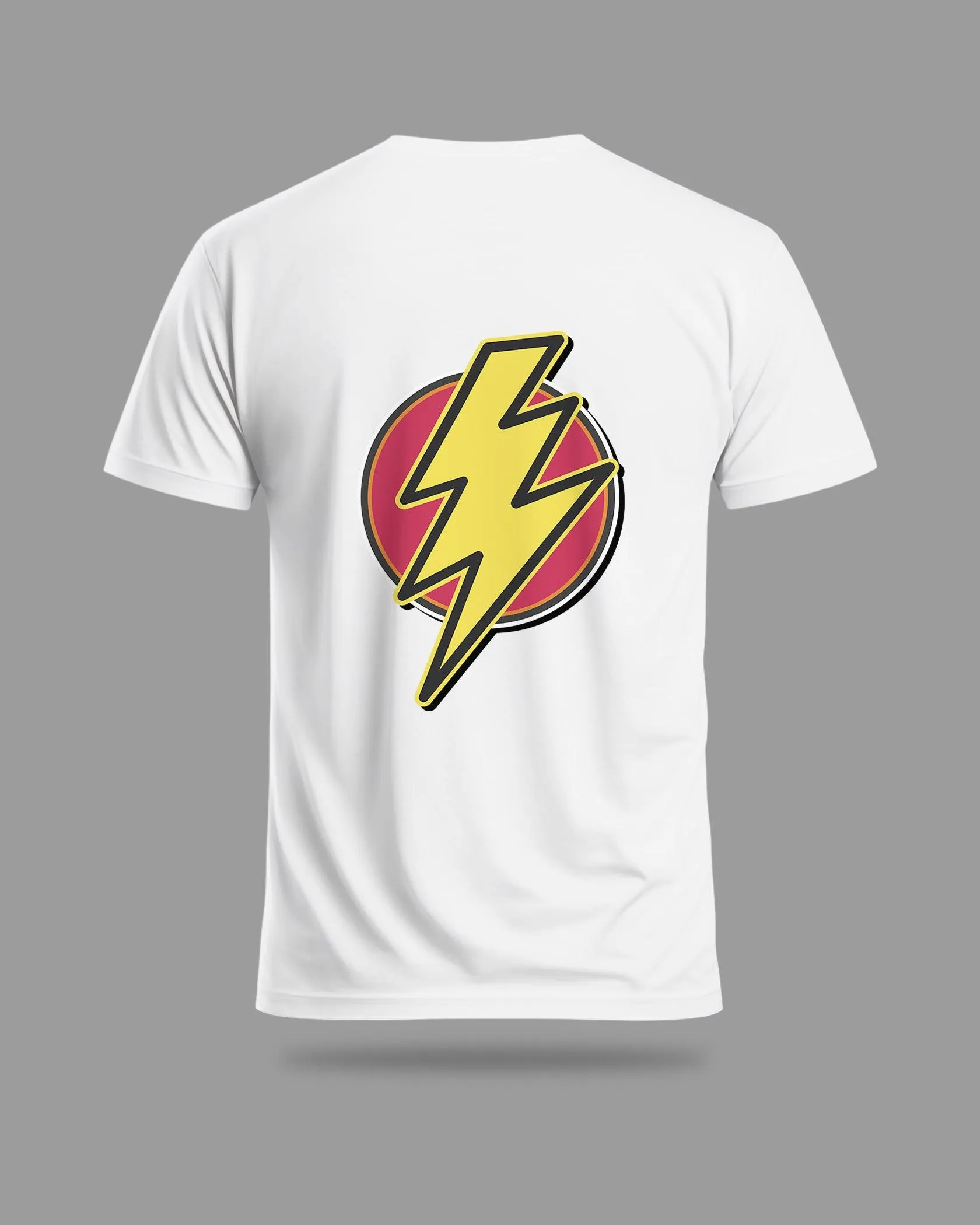 Mens Regular Tshirt Movies & Series Shazam Logo