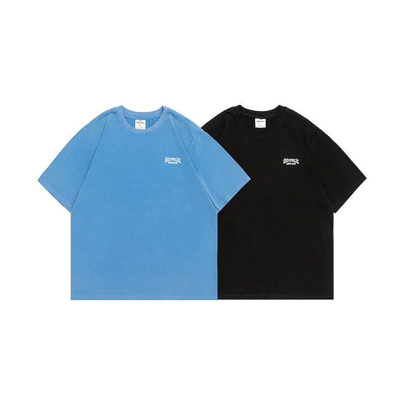 Men's T-Shirt Summer Men's Letter Printed T-shirt Short Sleeve