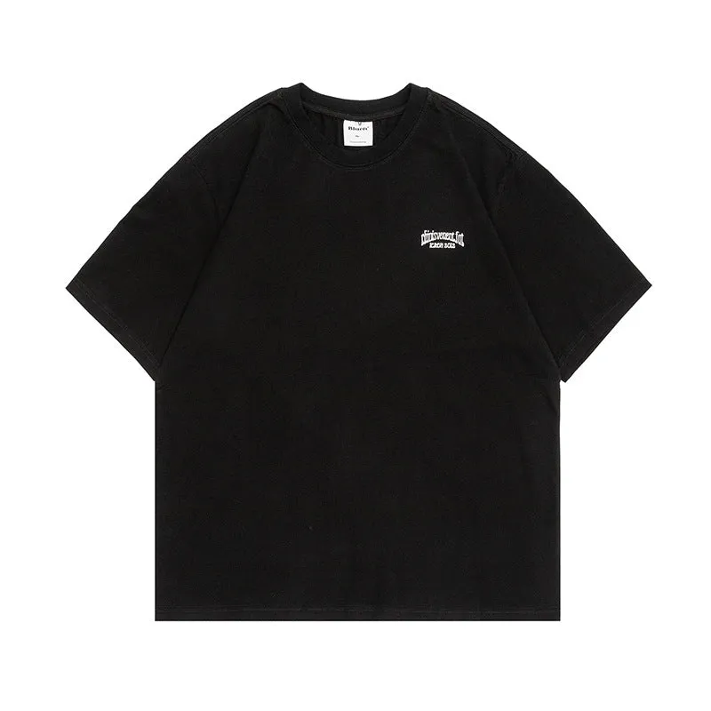 Men's T-Shirt Summer Men's Letter Printed T-shirt Short Sleeve