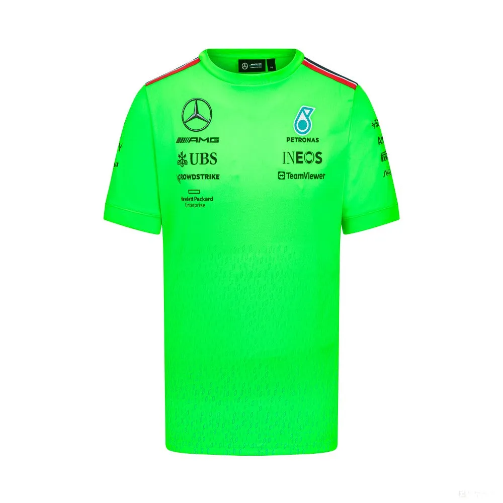 Mercedes Team Set Up Tee, Green, 2023