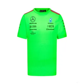 Mercedes Team Set Up Tee, Green, 2023