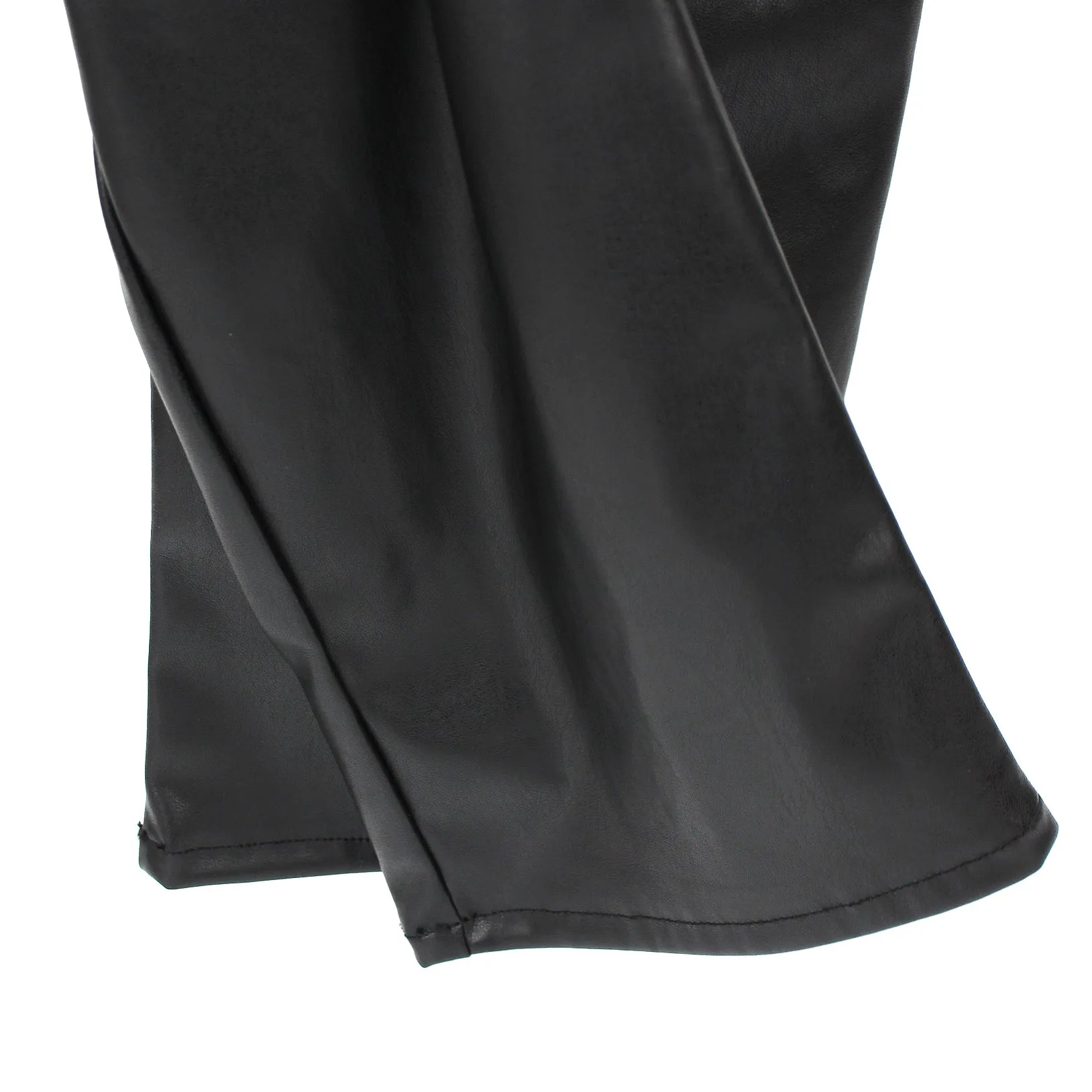 Mother Faux Leather Rider Pants