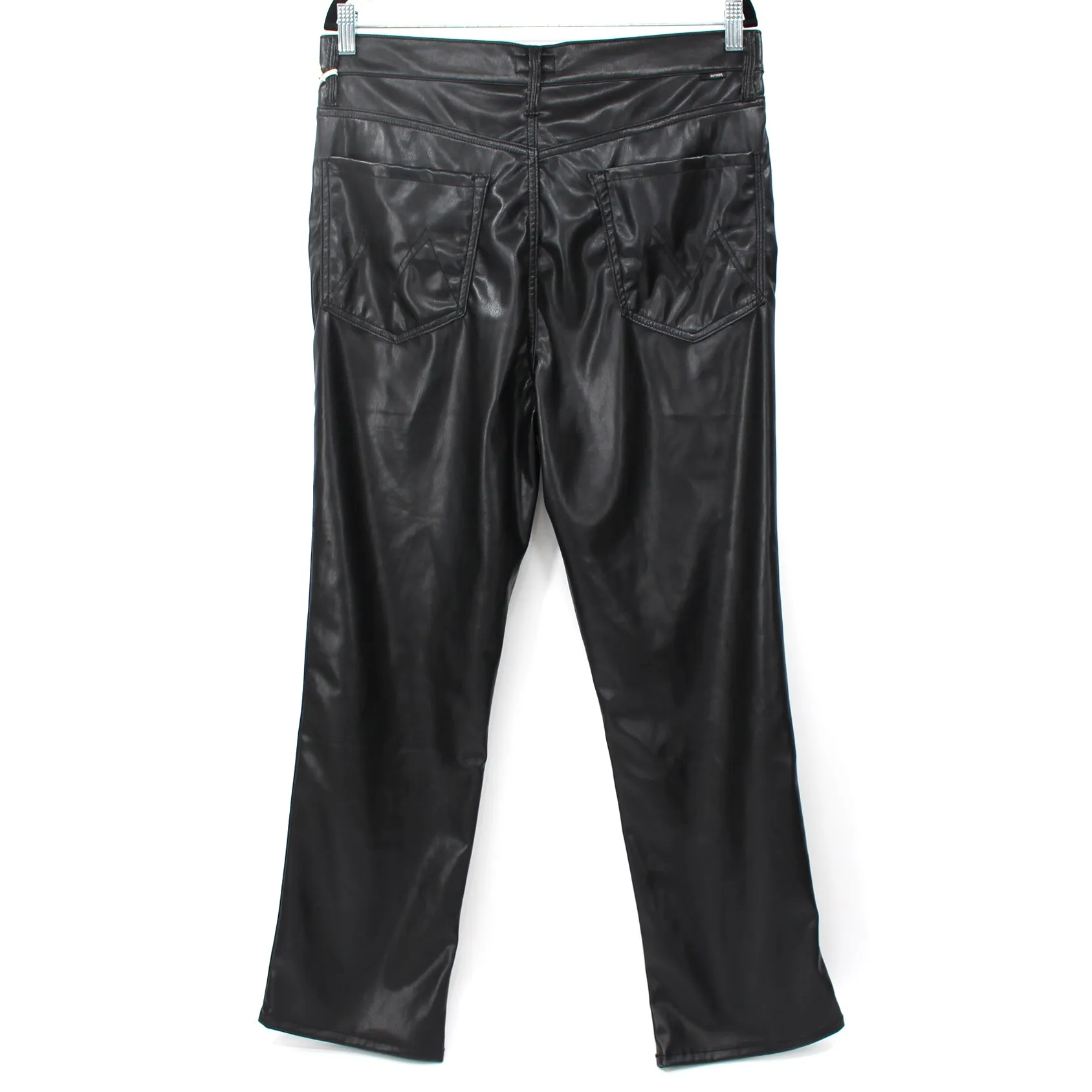 Mother Faux Leather Rider Pants
