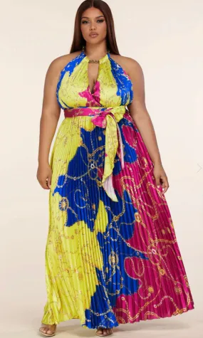 Multi Chain Maxi Dress