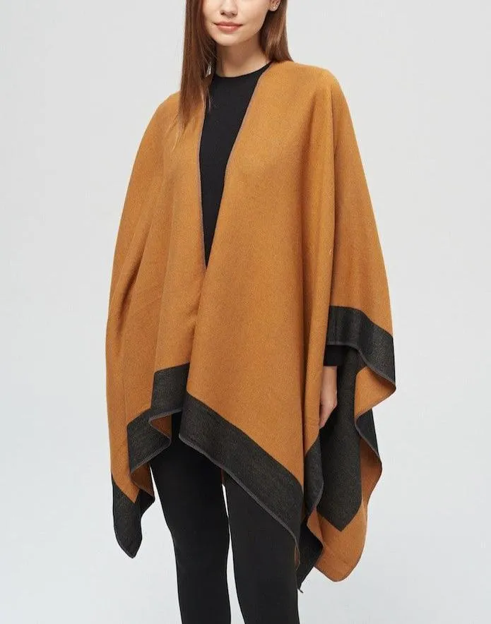 Mustard Double Sided Cape