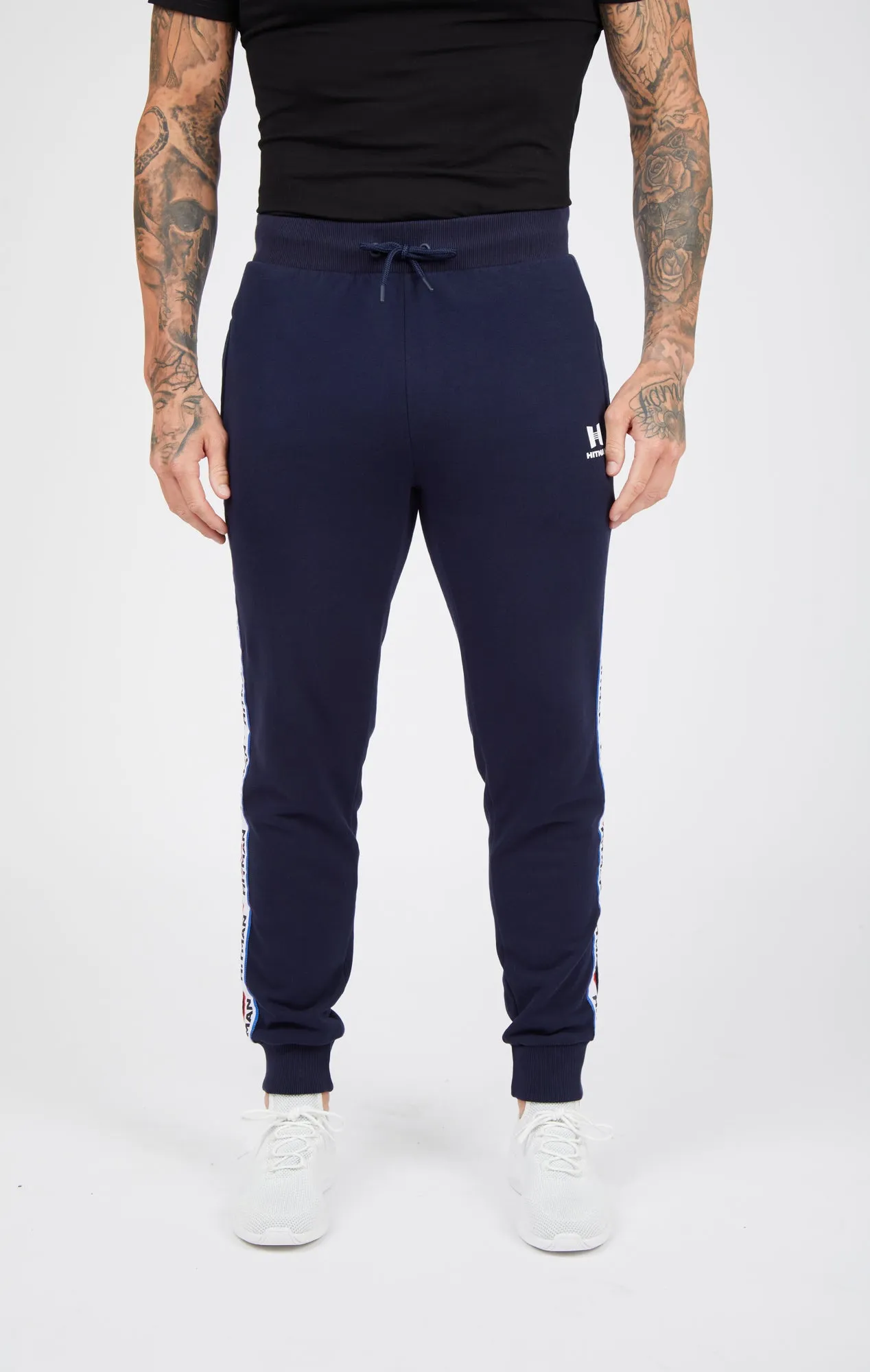 NAVY - JOGGERS- TRI TAPE