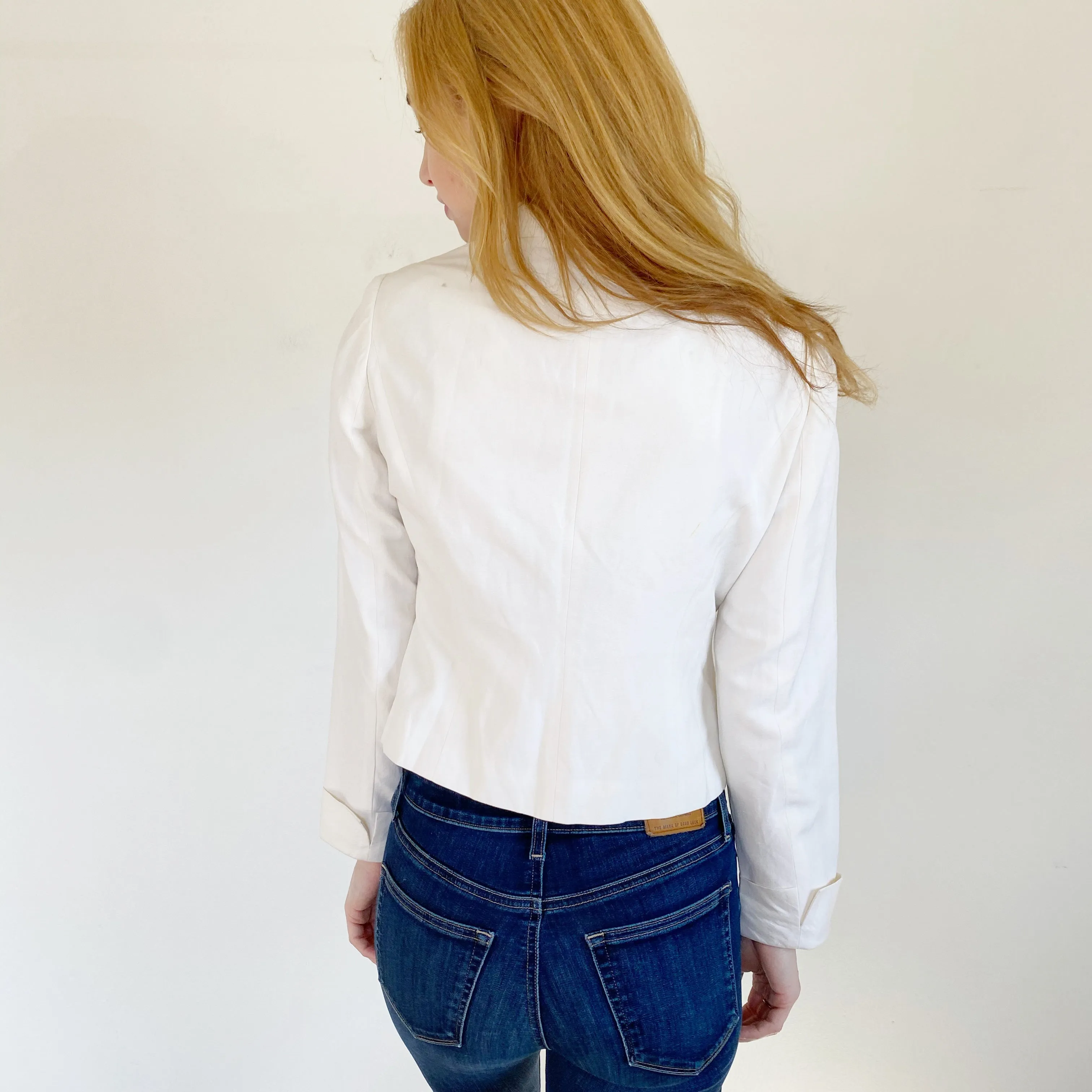 Neiman Marcus Linen Silk Blended Blazer 6