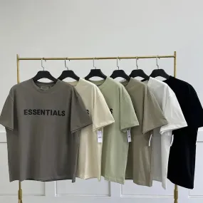 New Summer ESSENTIALS T Shirt for Men-Oversized Short Sleeve Tees