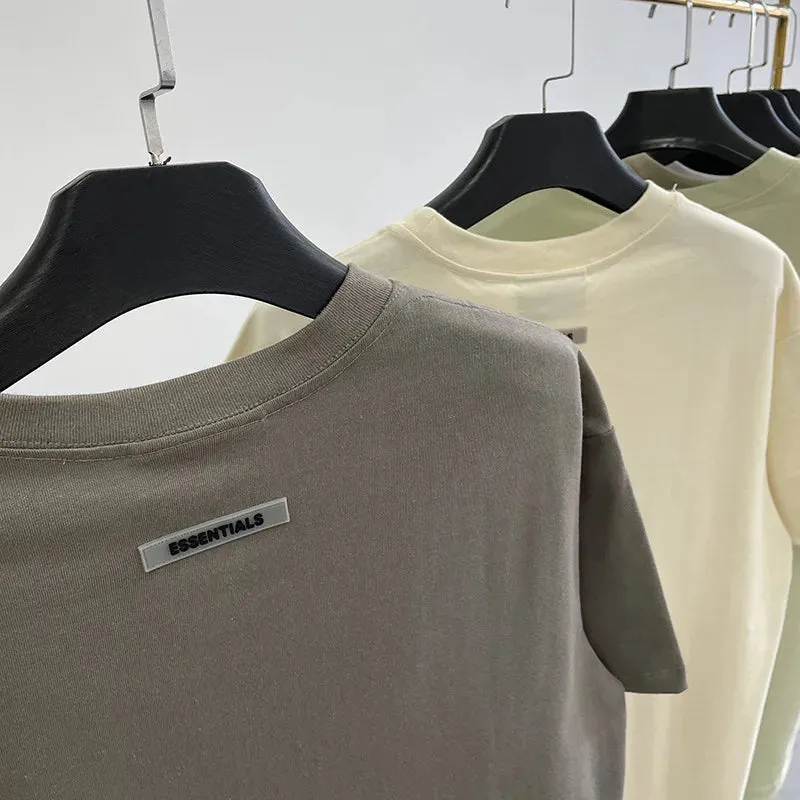 New Summer ESSENTIALS T Shirt for Men-Oversized Short Sleeve Tees