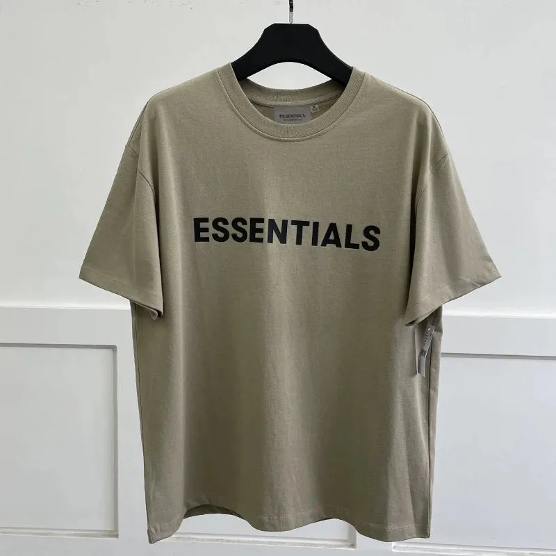 New Summer ESSENTIALS T Shirt for Men-Oversized Short Sleeve Tees