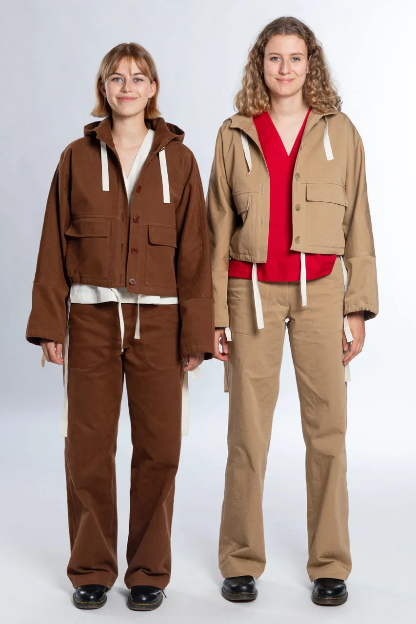 No69 Jacke mit T-Ärmel und Kapuze