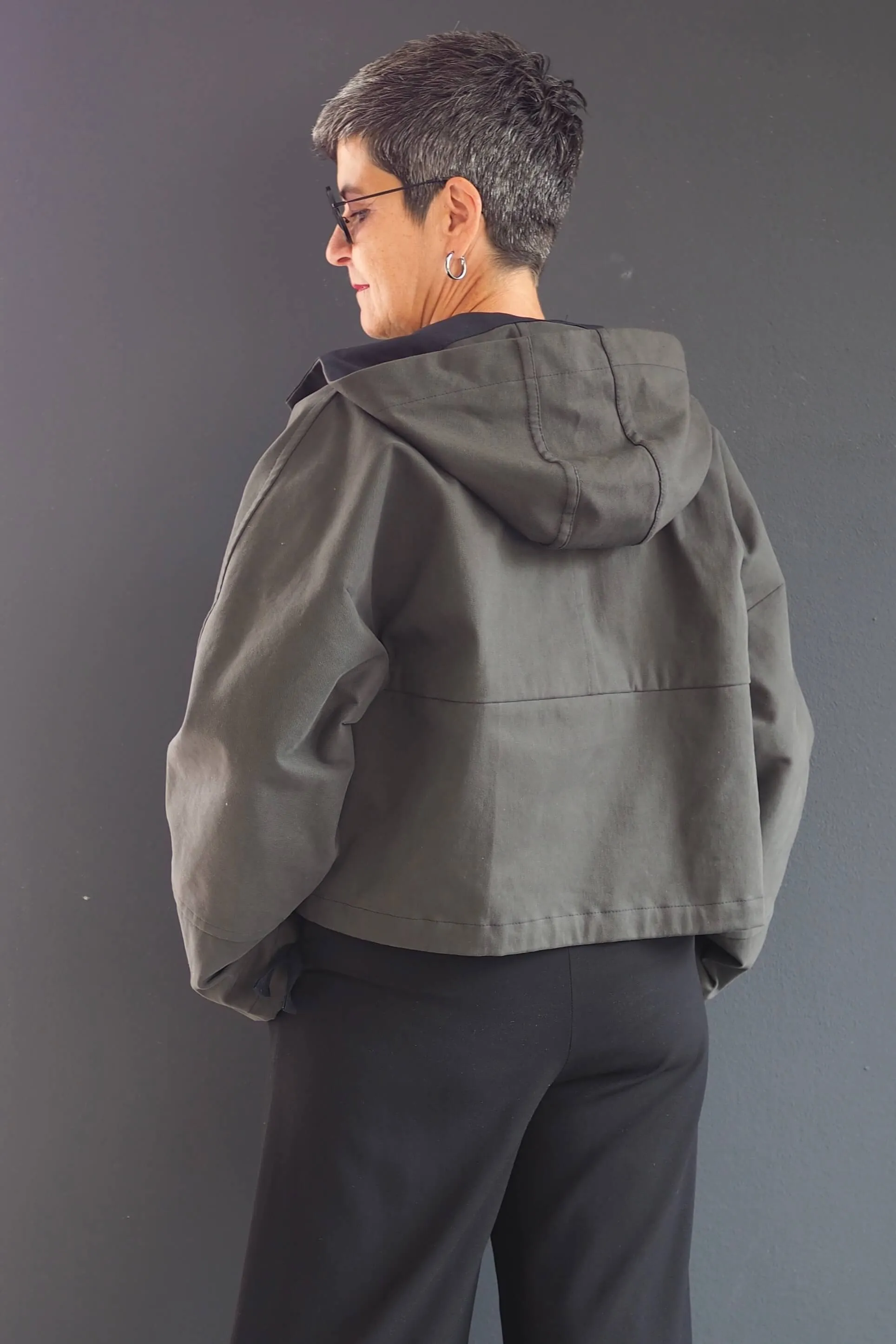 No69 Jacke mit T-Ärmel und Kapuze