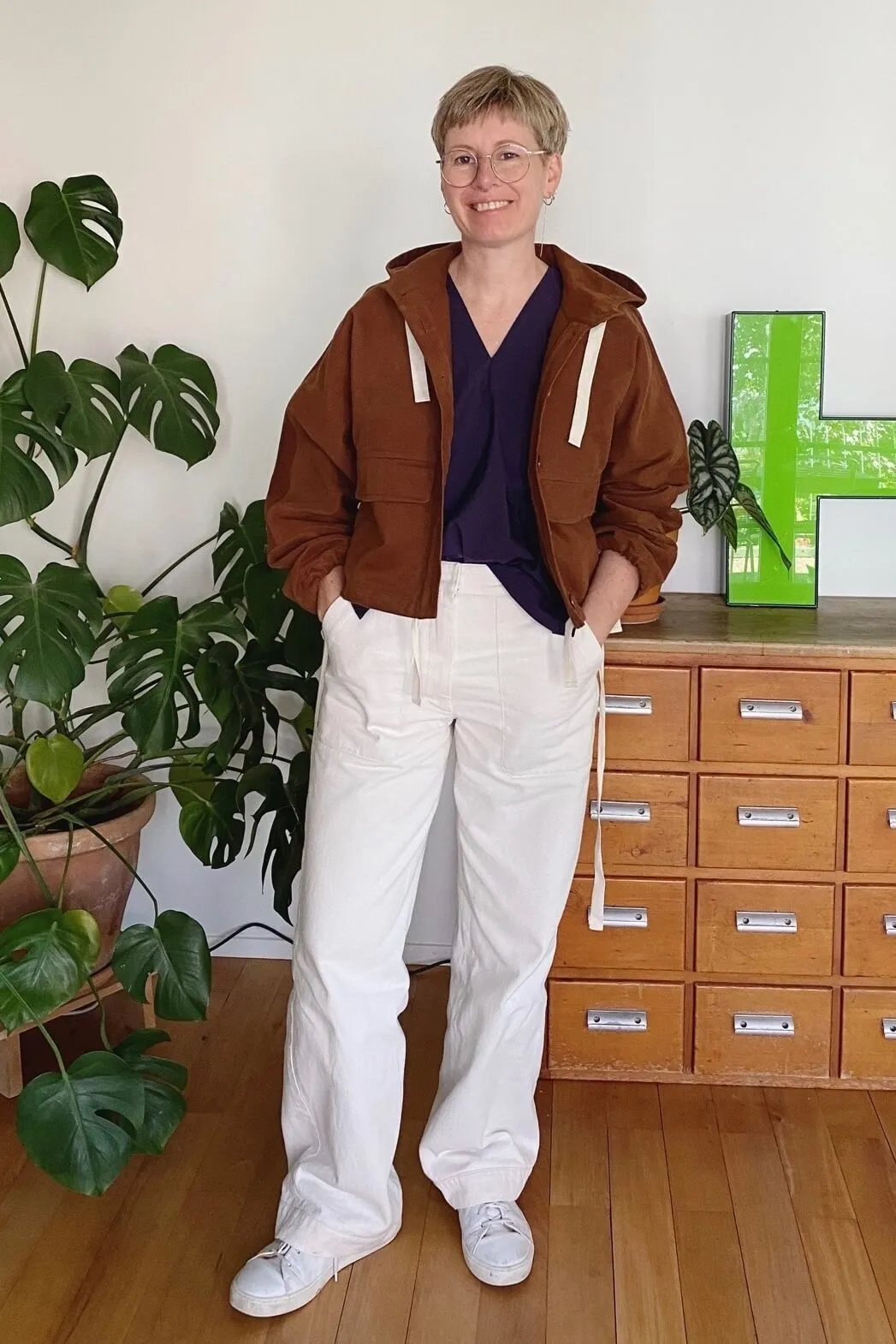 No69 Jacke mit T-Ärmel und Kapuze