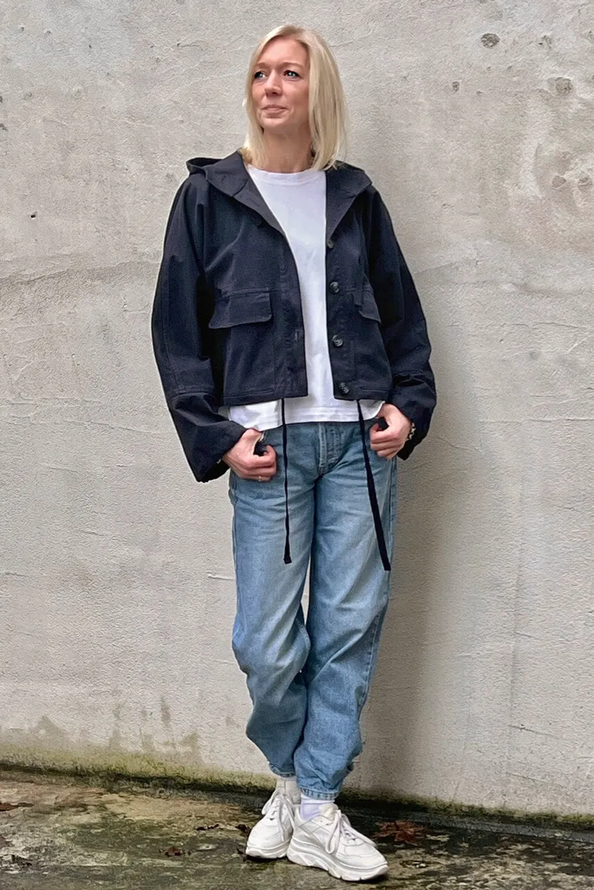 No69 Jacke mit T-Ärmel und Kapuze