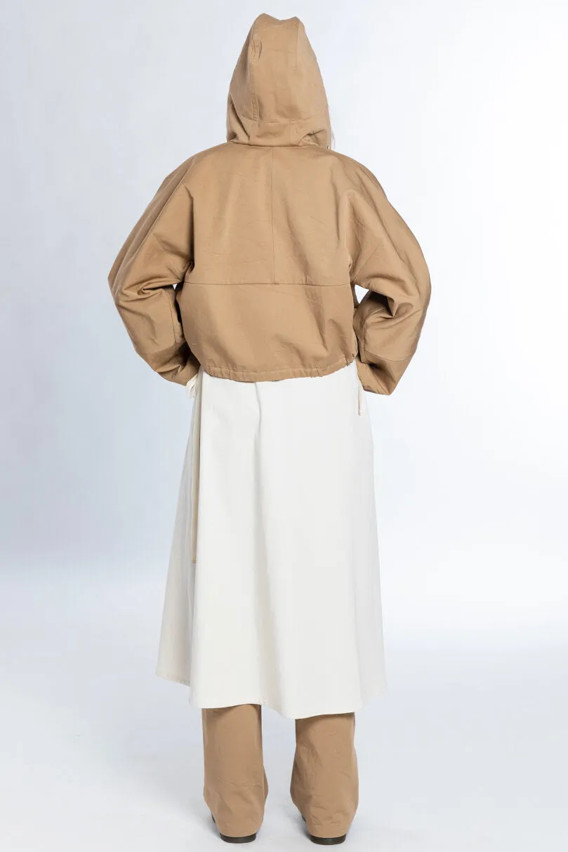 No69 Jacke mit T-Ärmel und Kapuze