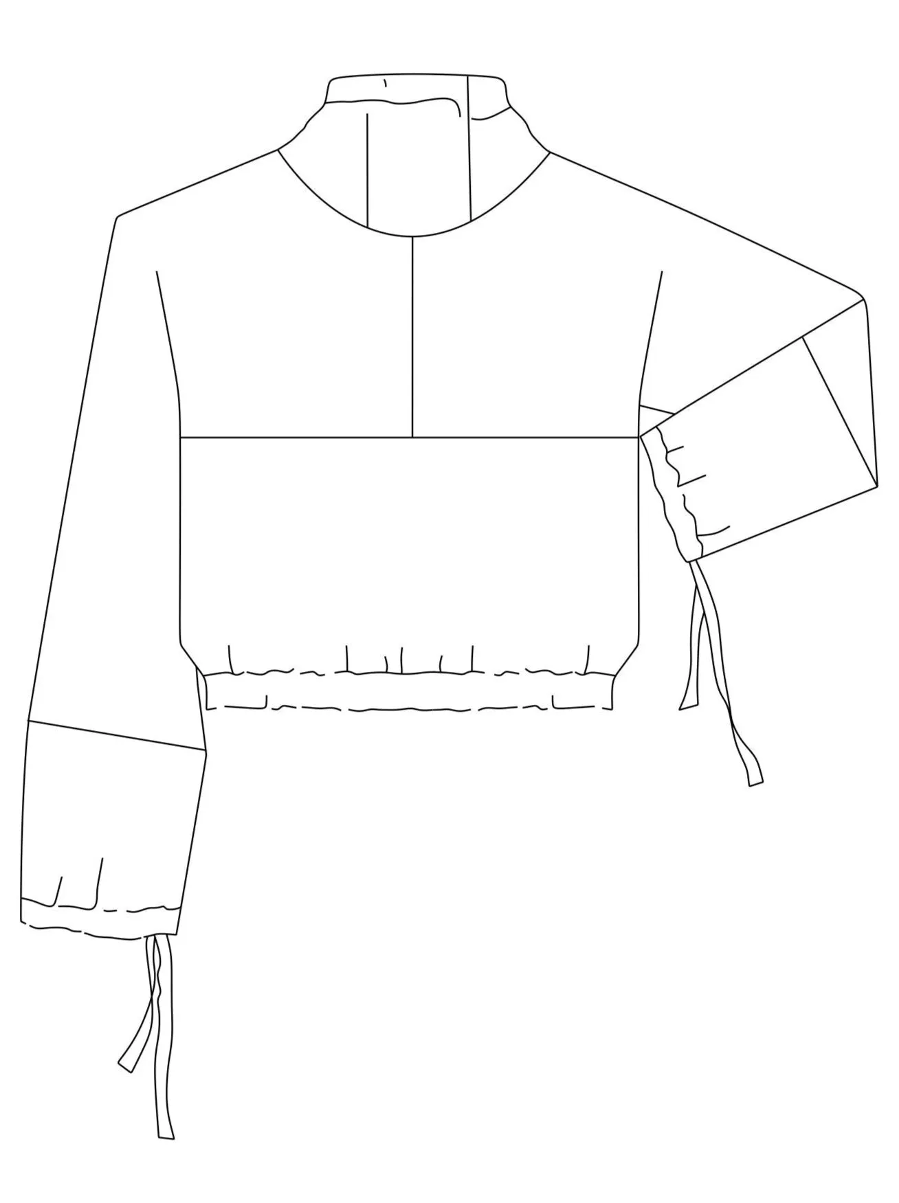 No69 Jacke mit T-Ärmel und Kapuze
