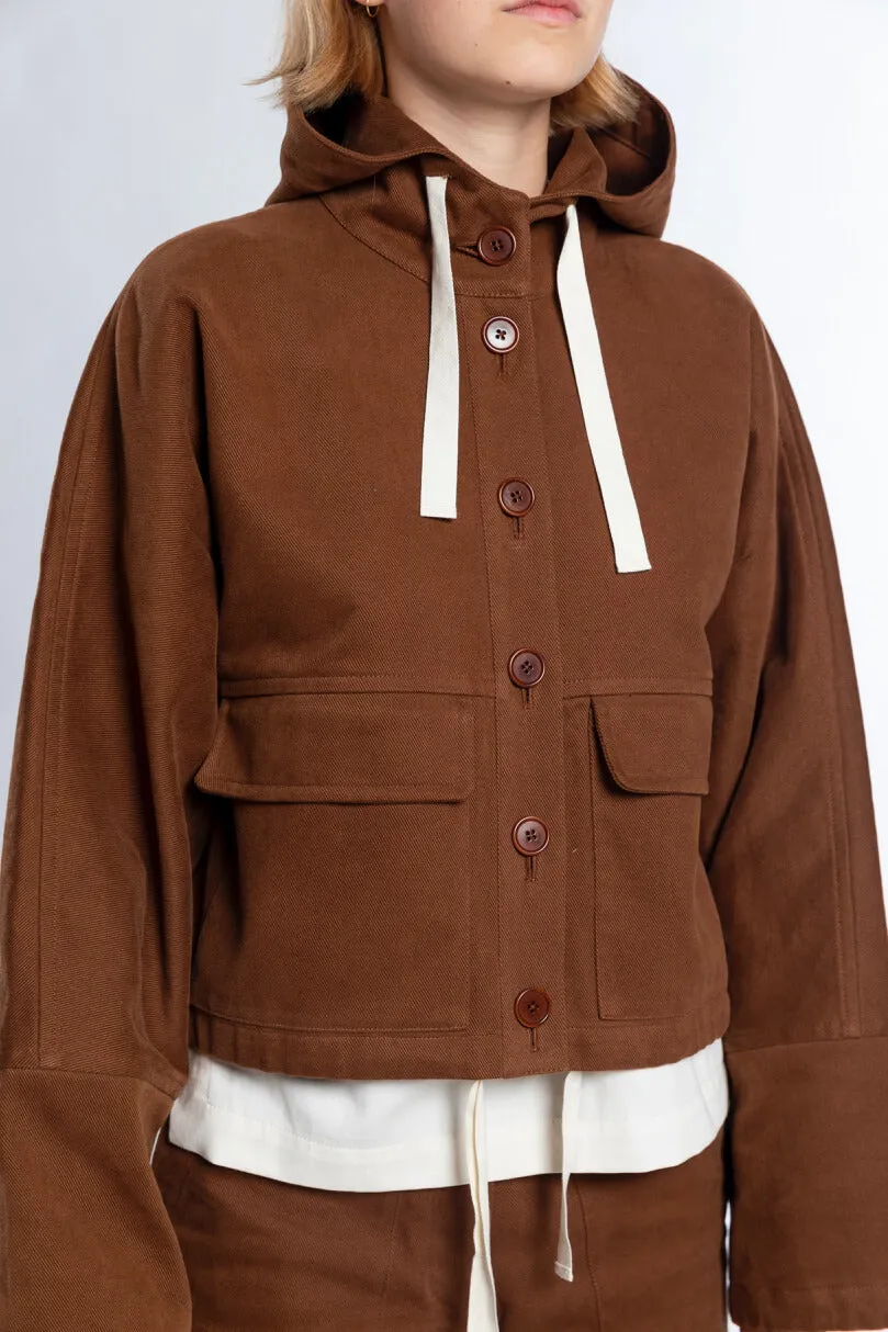No69 Jacke mit T-Ärmel und Kapuze