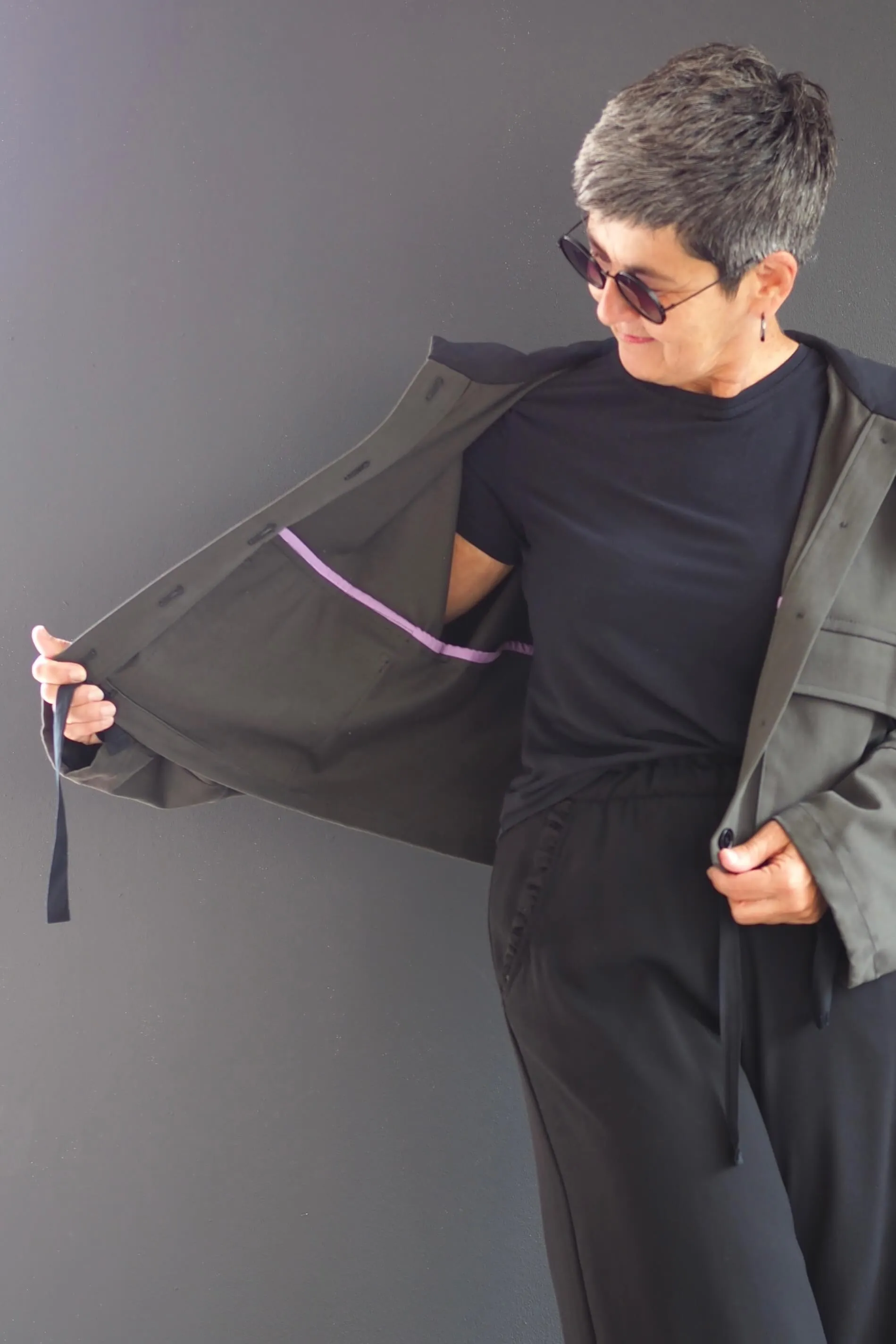 No69 Jacke mit T-Ärmel und Kapuze