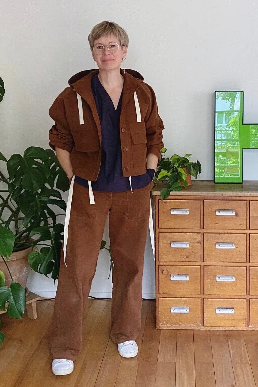 No69 Jacke mit T-Ärmel und Kapuze
