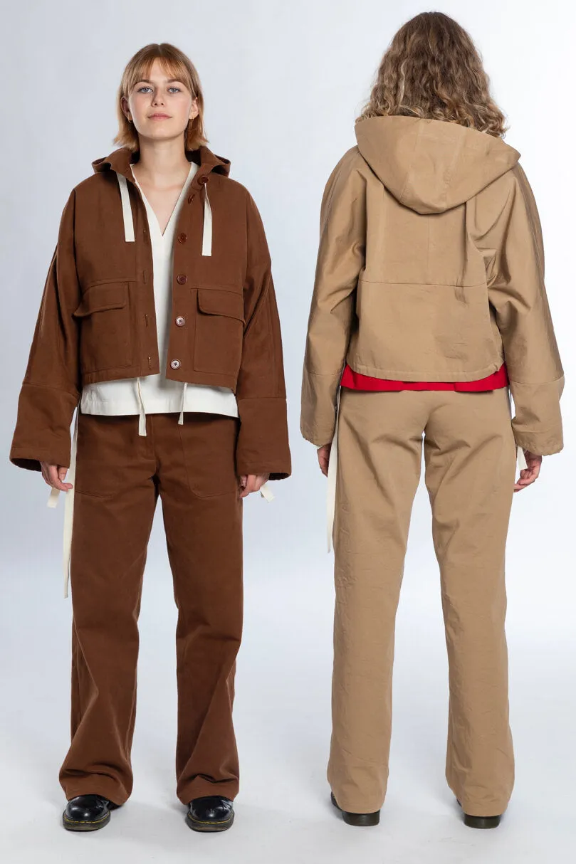 No69 Jacke mit T-Ärmel und Kapuze
