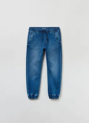 OVS Denim Joggers With Drawstring