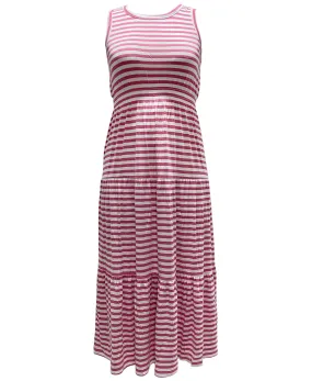 Petite Striped Maxi Dress