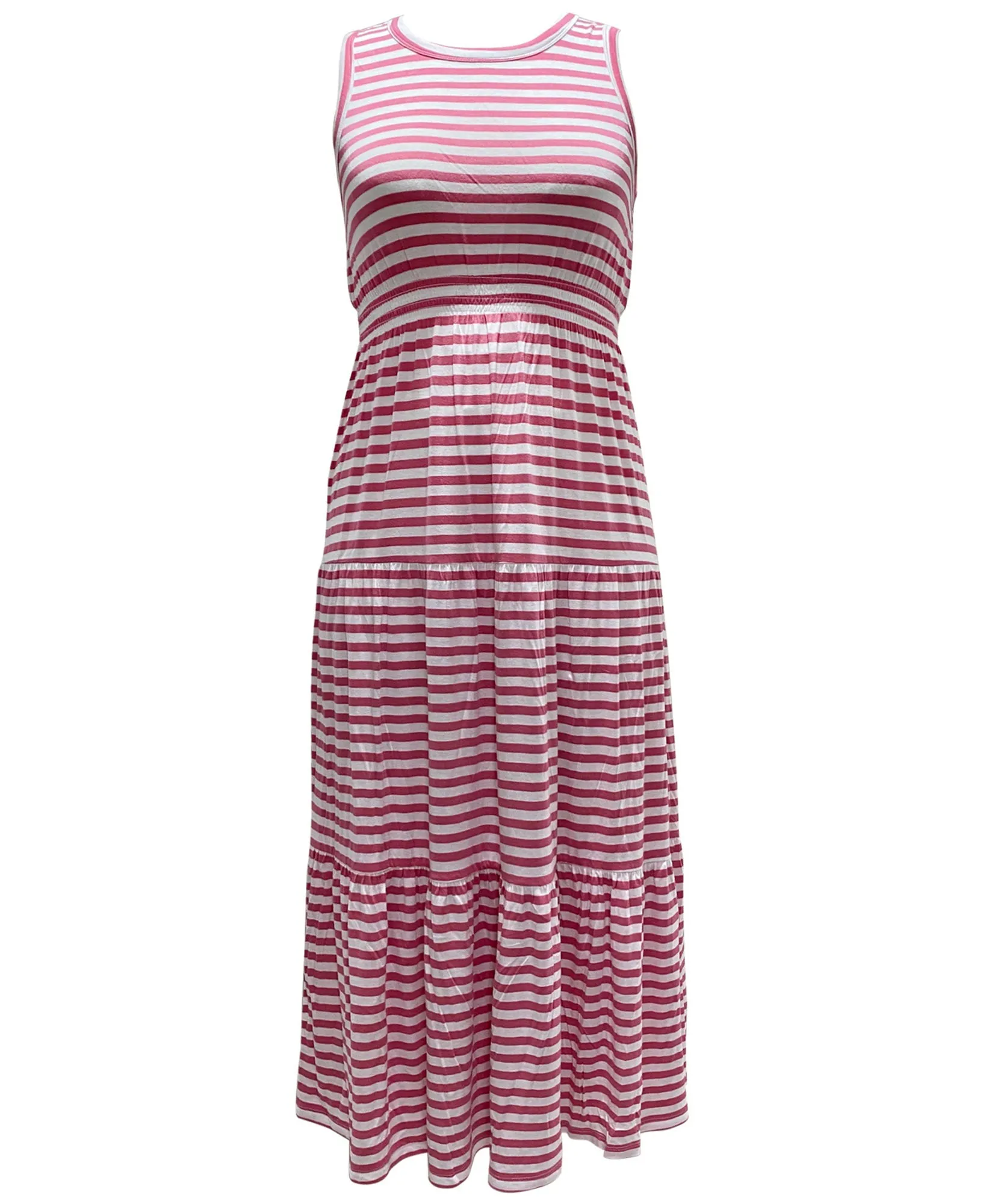 Petite Striped Maxi Dress