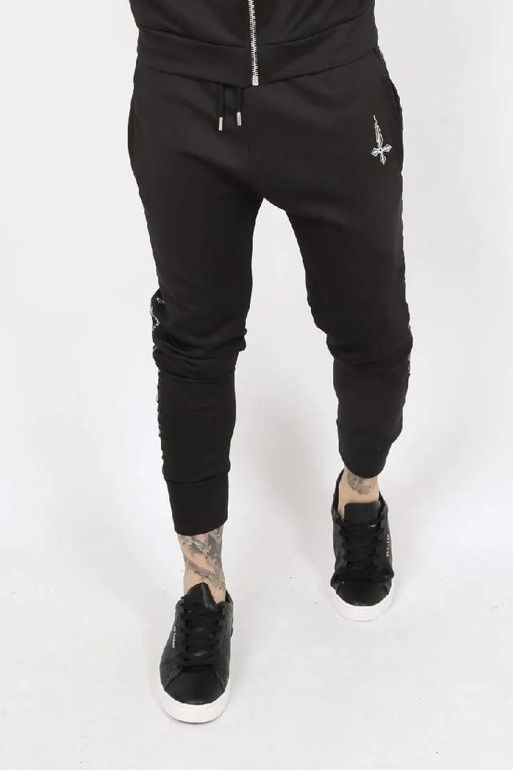 Piece Tape Scuba Men's Joggers - Black