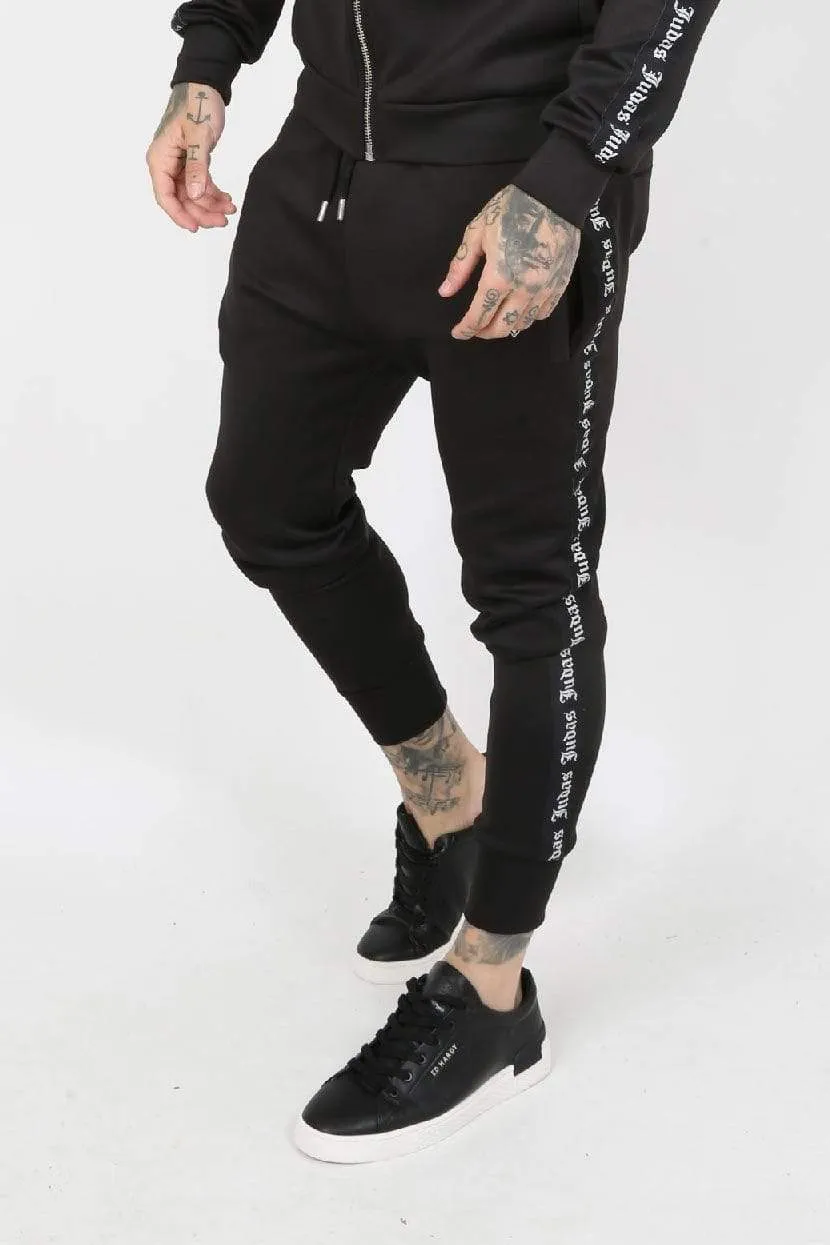 Piece Tape Scuba Men's Joggers - Black