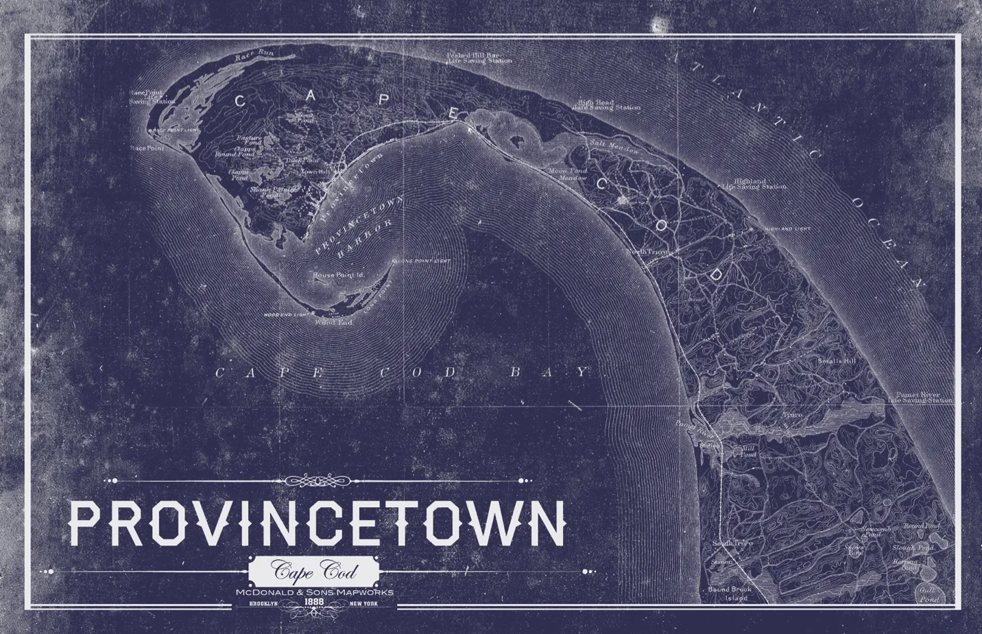 Provincetown Vintage Map